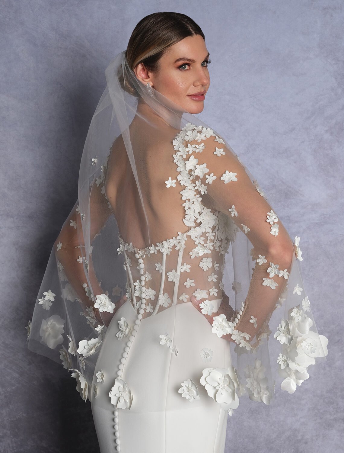 Sluier 99256V van Justin Alexander kopen bij Weddings