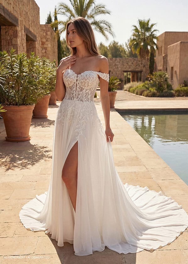 Trouwjurk AL165 van Fashion Queen kopen bij Weddings 1