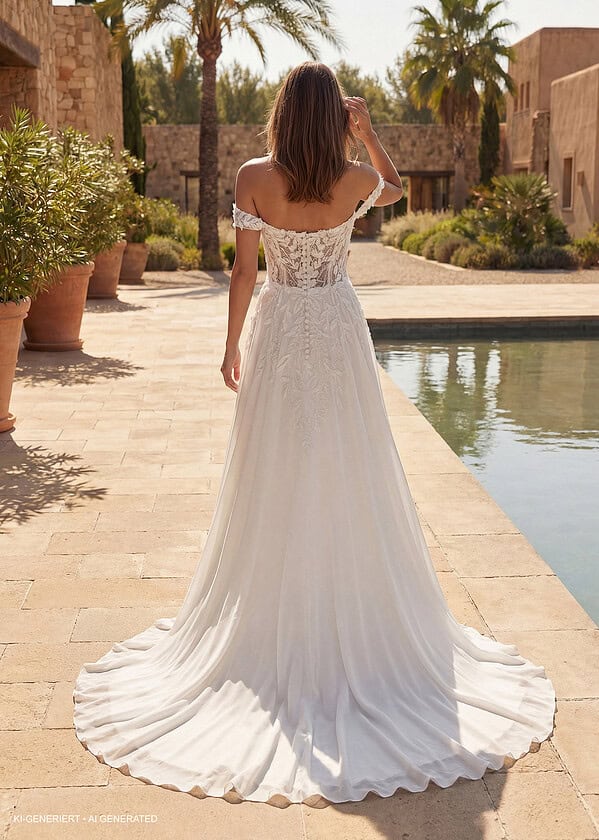Trouwjurk AL165 van Fashion Queen kopen bij Weddings 3