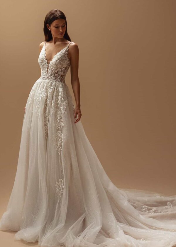 Trouwjurk Azari van Tina Valerdi kopen bij Weddings 3