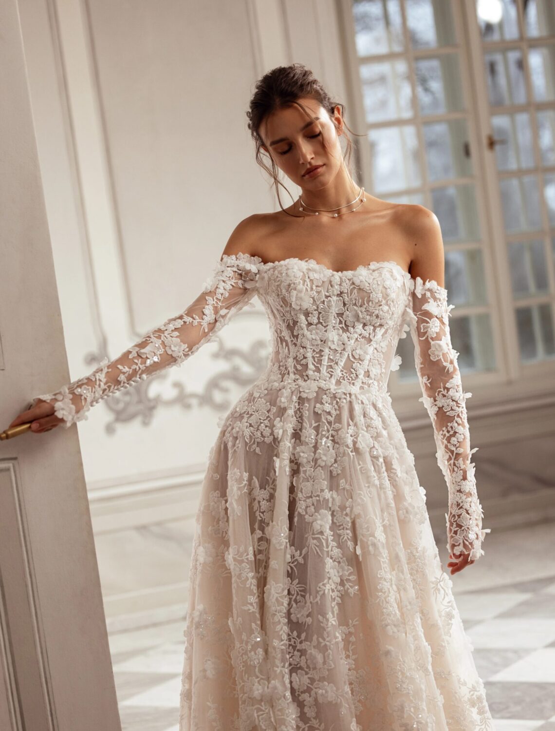 Trouwjurk Sylvie van Tina Valerdi kopen bij Weddings 3