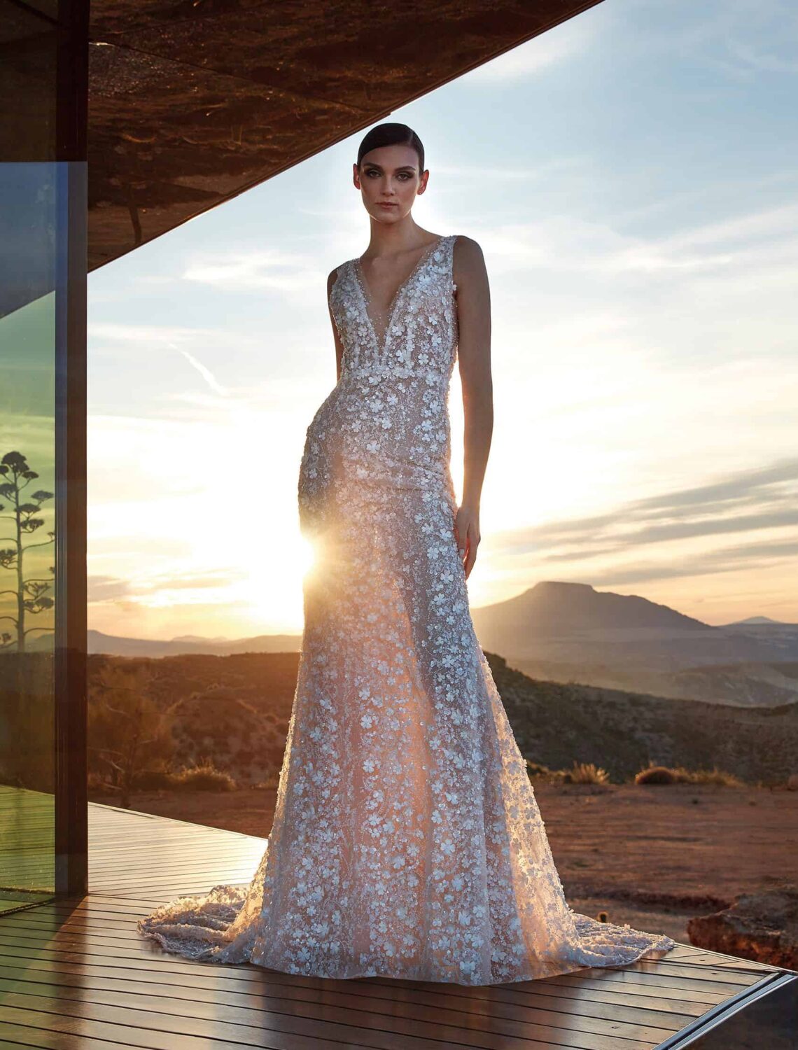 Trouwjurk Diamond van Pronovias Privée kopen bij Weddings 1